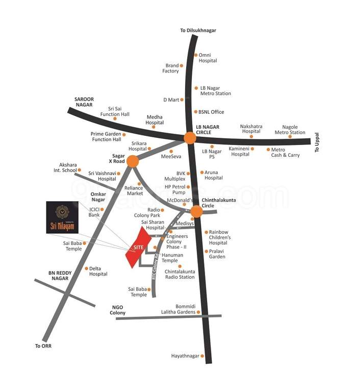  sri nilayam Location Plan