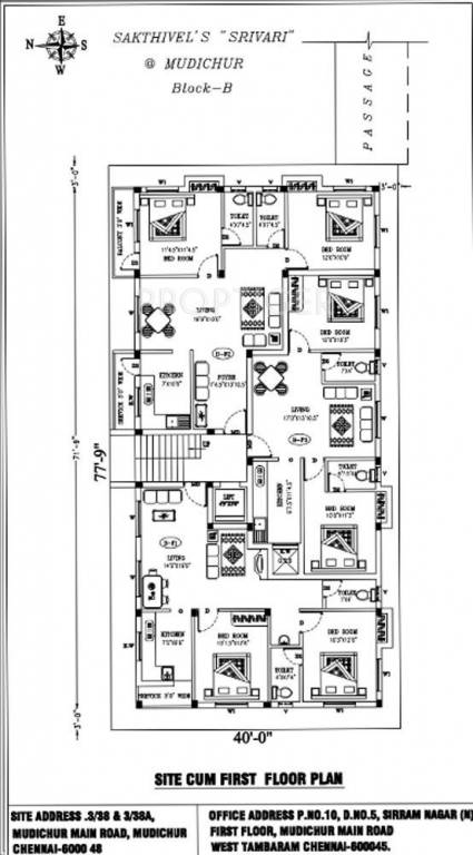 Images for Cluster Plan of Sakthivel Sri Vari