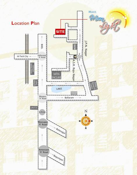  moon-light Location Plan