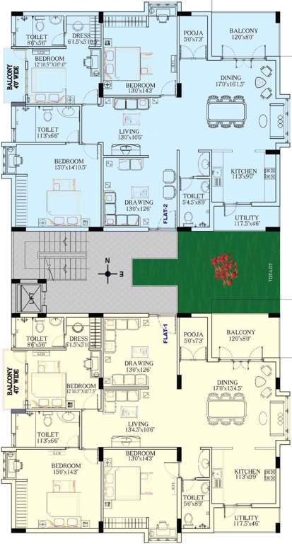 Images for Cluster Plan of Rami Reddy Royal Castle