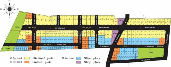 Land Royals Daffodils Exotica Layout Plan