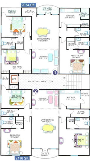 sawhney fortune Cluster Plan