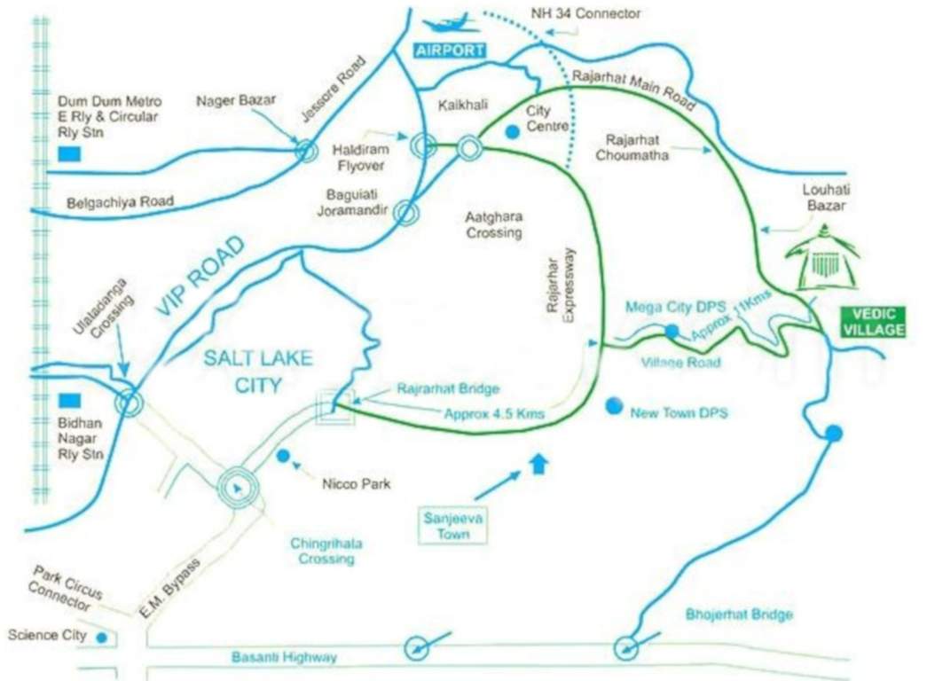 vedic village greentech city Images for Location Plan of Vedic The Vedic Village