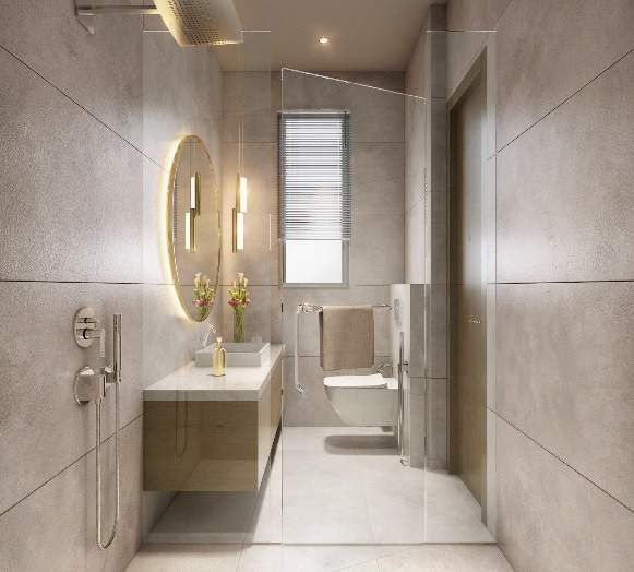 vedic village greentech city Bathroom