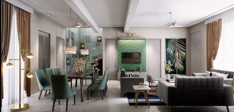 vedic village greentech city Living Area