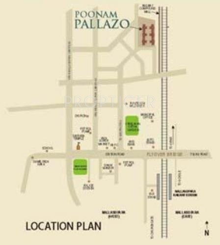  pallazo Images for Location Plan of Poonam Pallazo