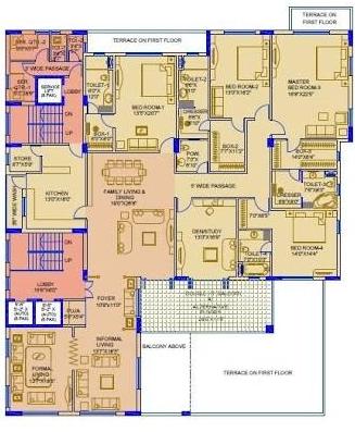  22-1-belvedere-road Tower A Cluster Plan