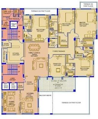  22 1 belvedere road Tower A Cluster Plan