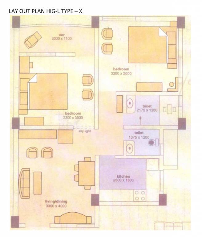 lakeview apartments Layout Plan