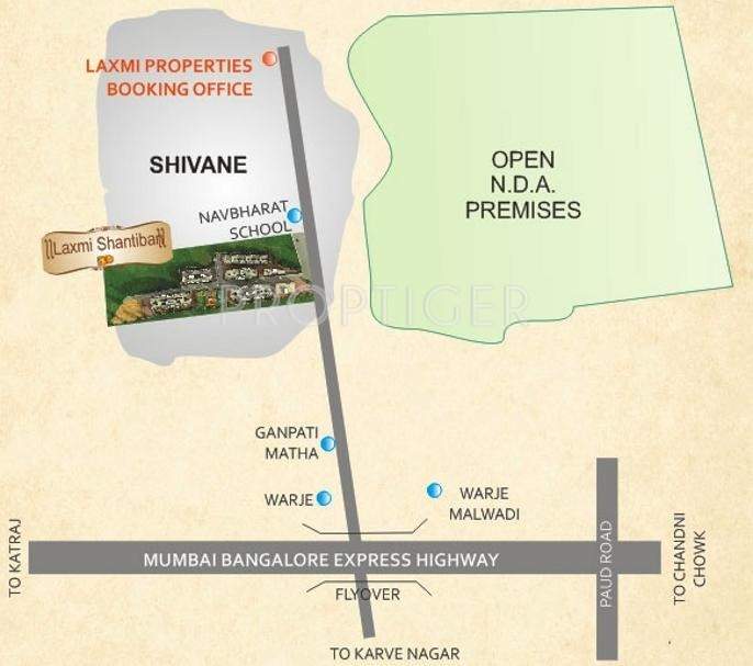  shantiban Images for Location Plan of Laxmi Shantiban