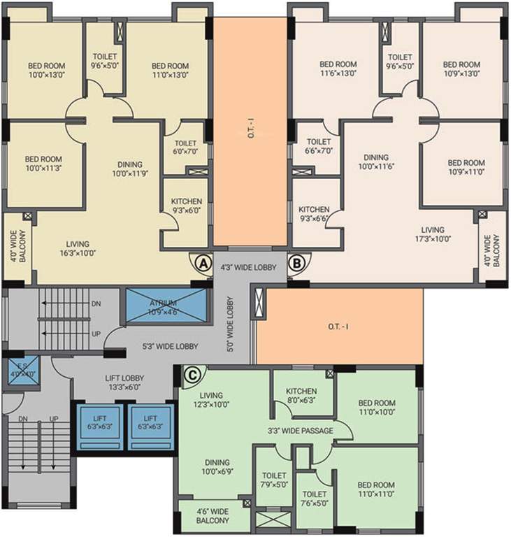  heights Images for Cluster Plan of AKMA Heights