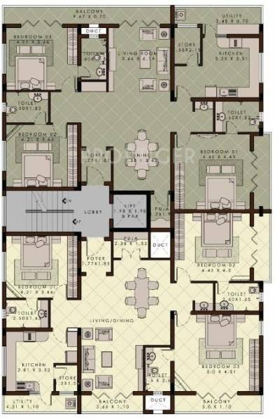 Images for Cluster Plan of Indus Oasis