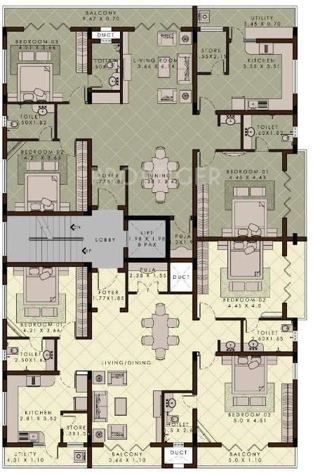Images for Cluster Plan of Indus Oasis