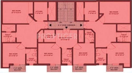  saraswati-apartment Images for Cluster Plan of Bliss Saraswati Apartment