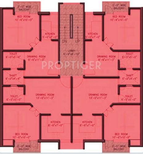  saraswati-apartment Images for Cluster Plan of Bliss Saraswati Apartment