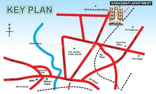  saraswati-apartment Images for Location Plan of Bliss Saraswati Apartment
