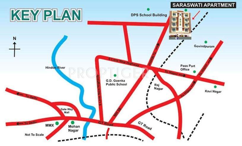  saraswati apartment Images for Location Plan of Bliss Saraswati Apartment