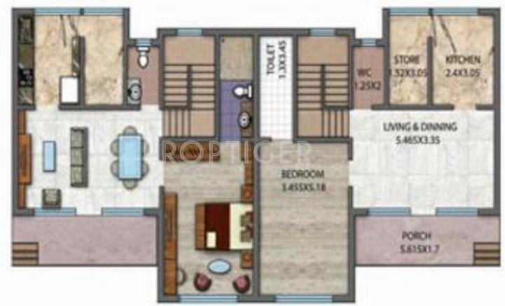 Images for Cluster Plan of Poonam Paradise
