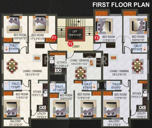 Images for Cluster Plan of SRM Builders Roshna