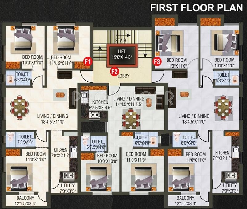 Images for Cluster Plan of SRM Builders Roshna