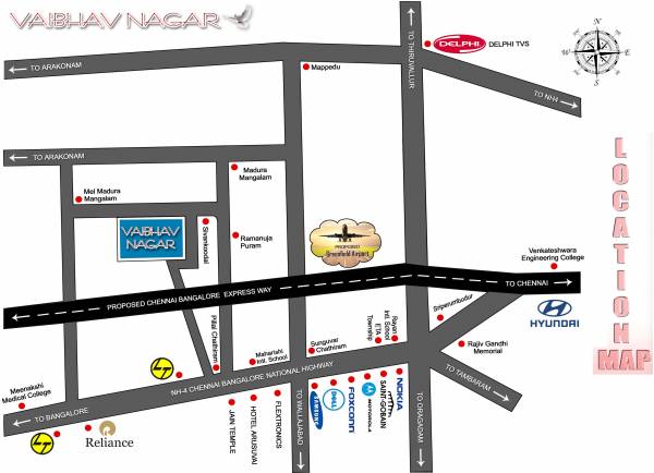Images for Location Plan of KKK Empire Homes Vaibhav Nagar