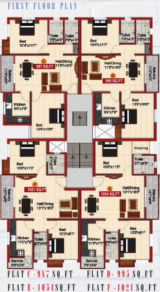 Images for Cluster Plan of Deepakam Greens