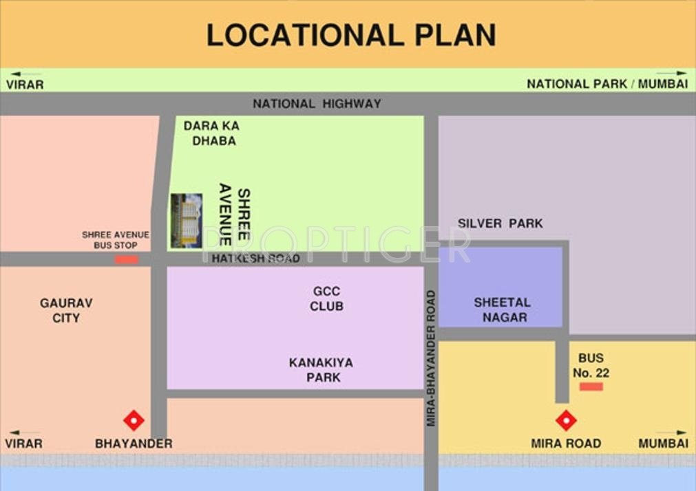 Images for Location Plan of Shreedham Group Shree Avenue