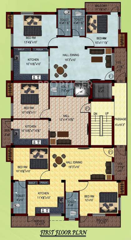 Images for Cluster Plan of Guru Sayuri Flats