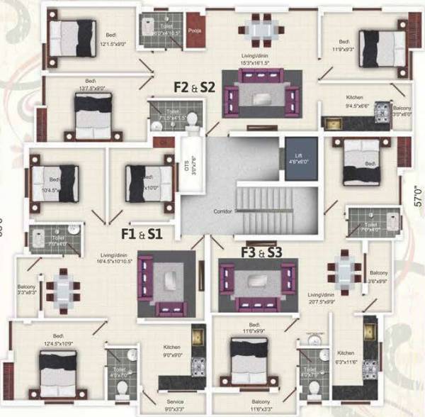 Images for Cluster Plan of KVR Akshara Images for Cluster Plan of KVR Akshara