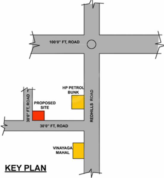 Images for Location Plan of Mudhra Homes Orchid Square Madhavaram