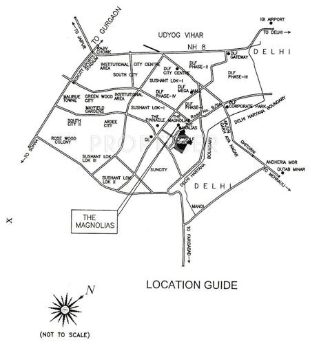 Images for Location Plan of DLF Magnolias