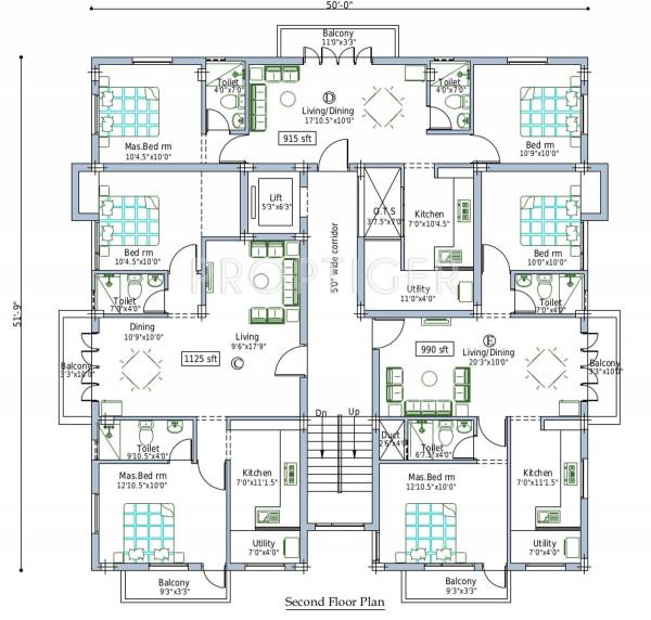 Images for Cluster Plan of Pushkar Sree Renuga Kudil