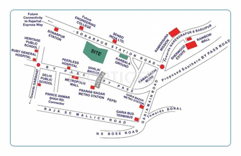 Images for Location Plan of Vibgyor Regent Sonarpur