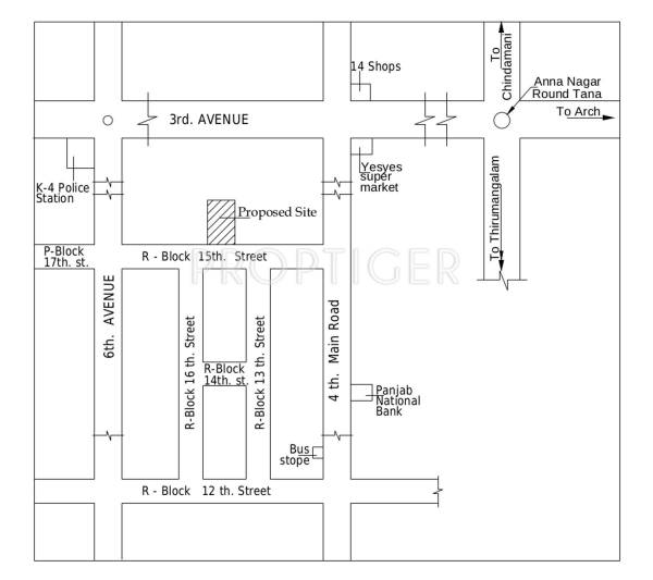 Images for Location Plan of Pushkar Villa Christos