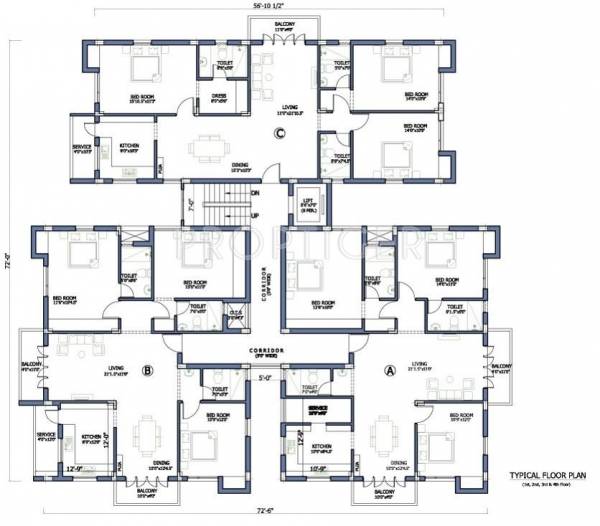 Images for Cluster Plan of Pushkar Aiswarya Enclave