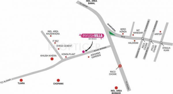 Images for Location Plan of Piyush Group Piyush Villa