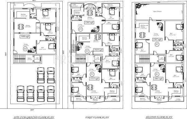 Images for Cluster Plan of Suprabhatham State Bank Colony Extn