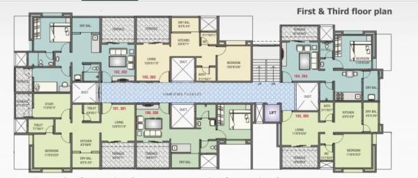  vrindavan Images for Cluster Plan of Krishnraj Vrindavan