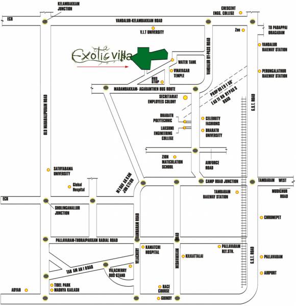 Images for Location Plan of Anand Exotic Villas