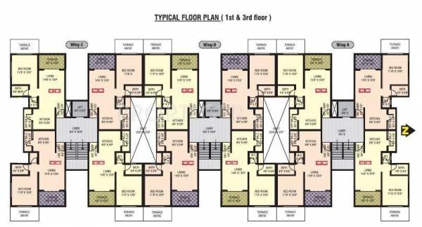  galaxy Wing A Cluster Plan