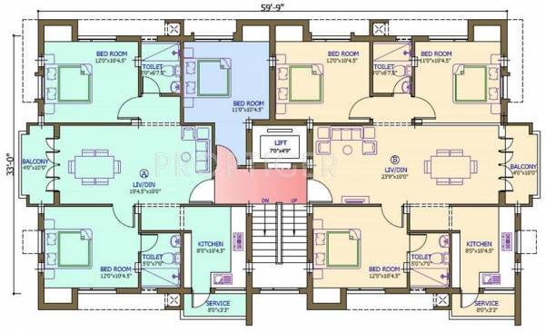 Images for Cluster Plan of Pushkar Sai Raj Gardens