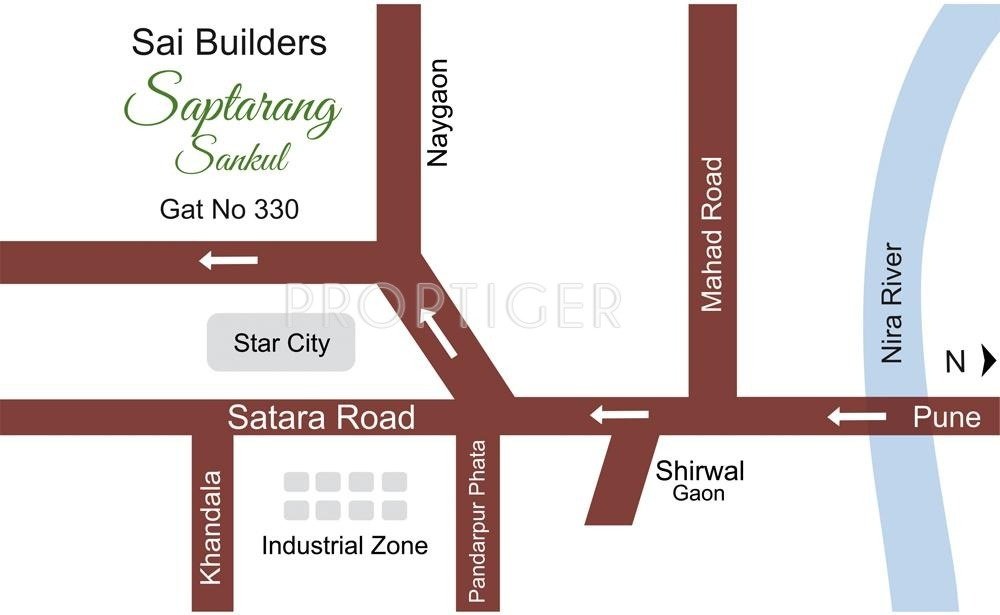 Images for Location Plan of Builders Saptarang Sankul