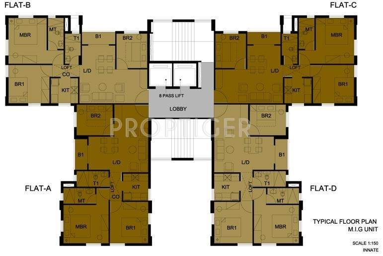 Images for Cluster Plan of Bengal Teen Kanya