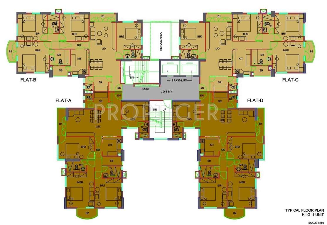 Images for Cluster Plan of Bengal Teen Kanya