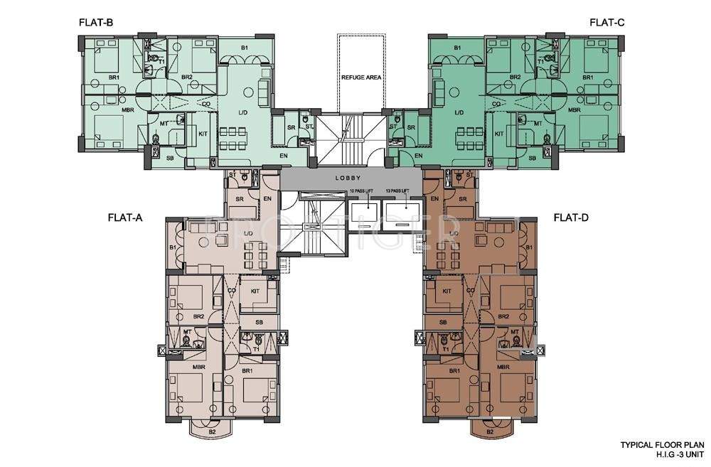 Images for Cluster Plan of Bengal Teen Kanya