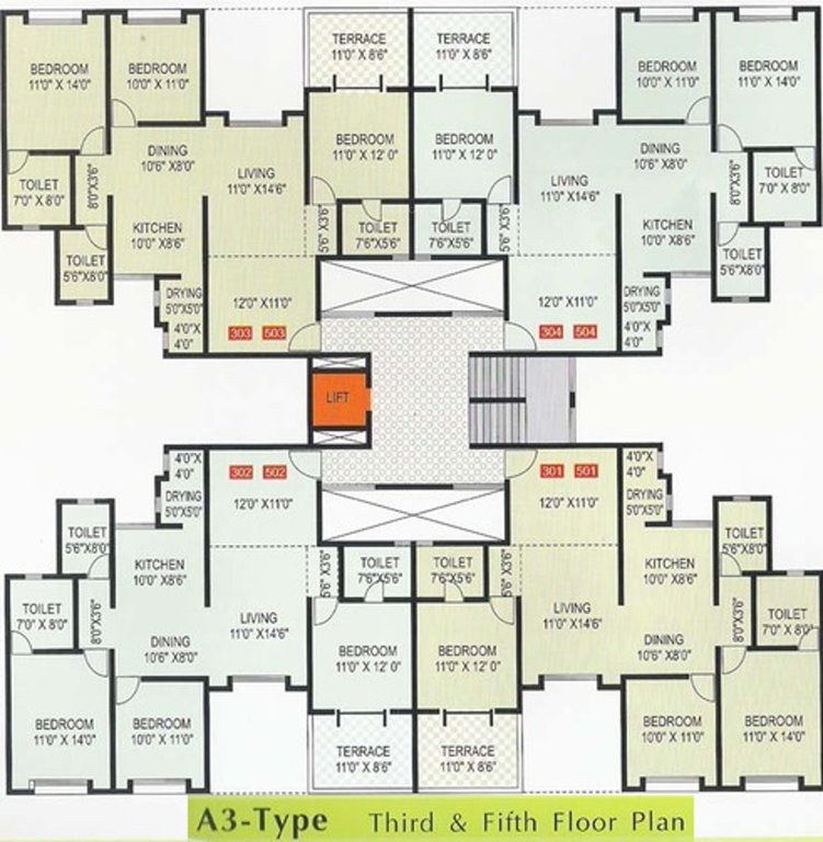 Images for Cluster Plan of GK Developers Dwarka Lords