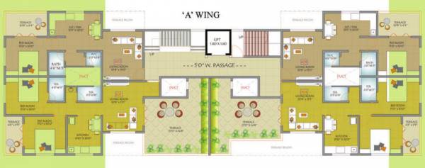 Tower A Cluster Plan A wing 6th Floor kute-fortune Tower A Cluster Plan A wing 6th Floor