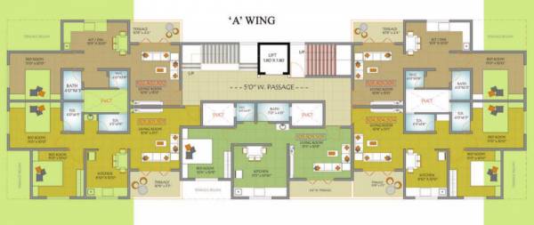 Tower A Cluster Planfor A Wing kute-fortune Tower A Cluster Planfor A Wing