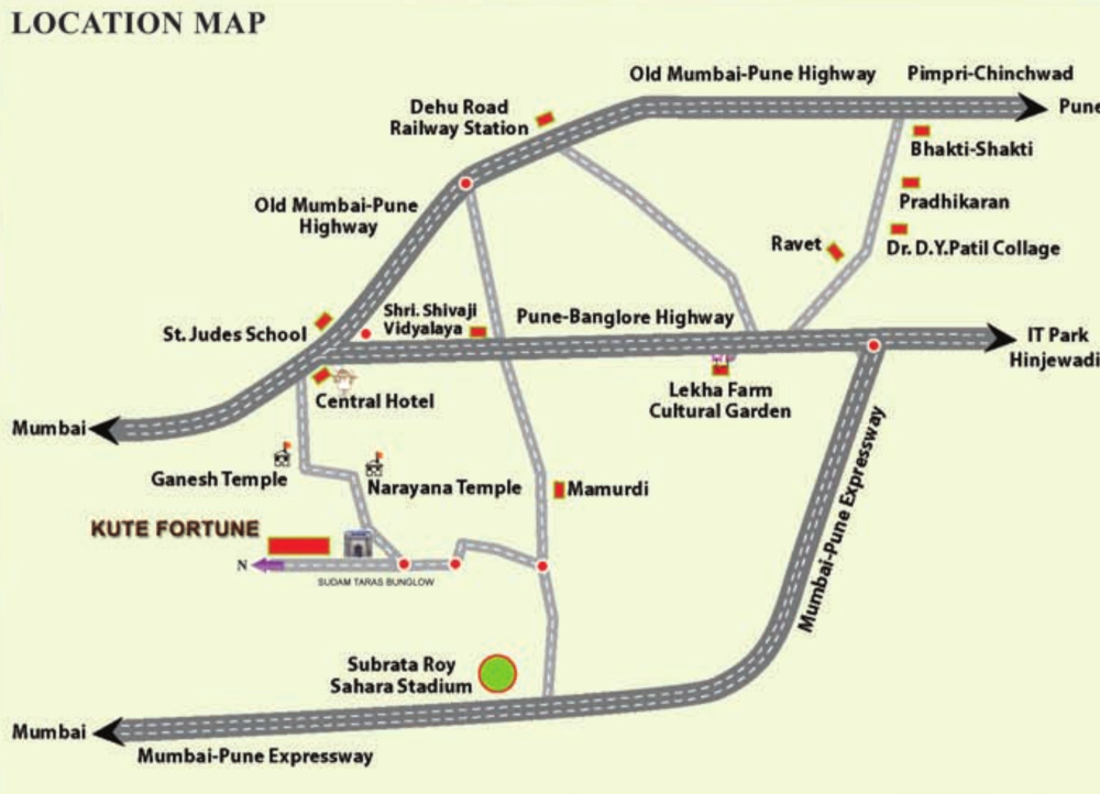  kute fortune Location Plan