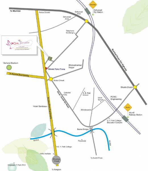  om-paradise-b-and-c-wing Location Plan